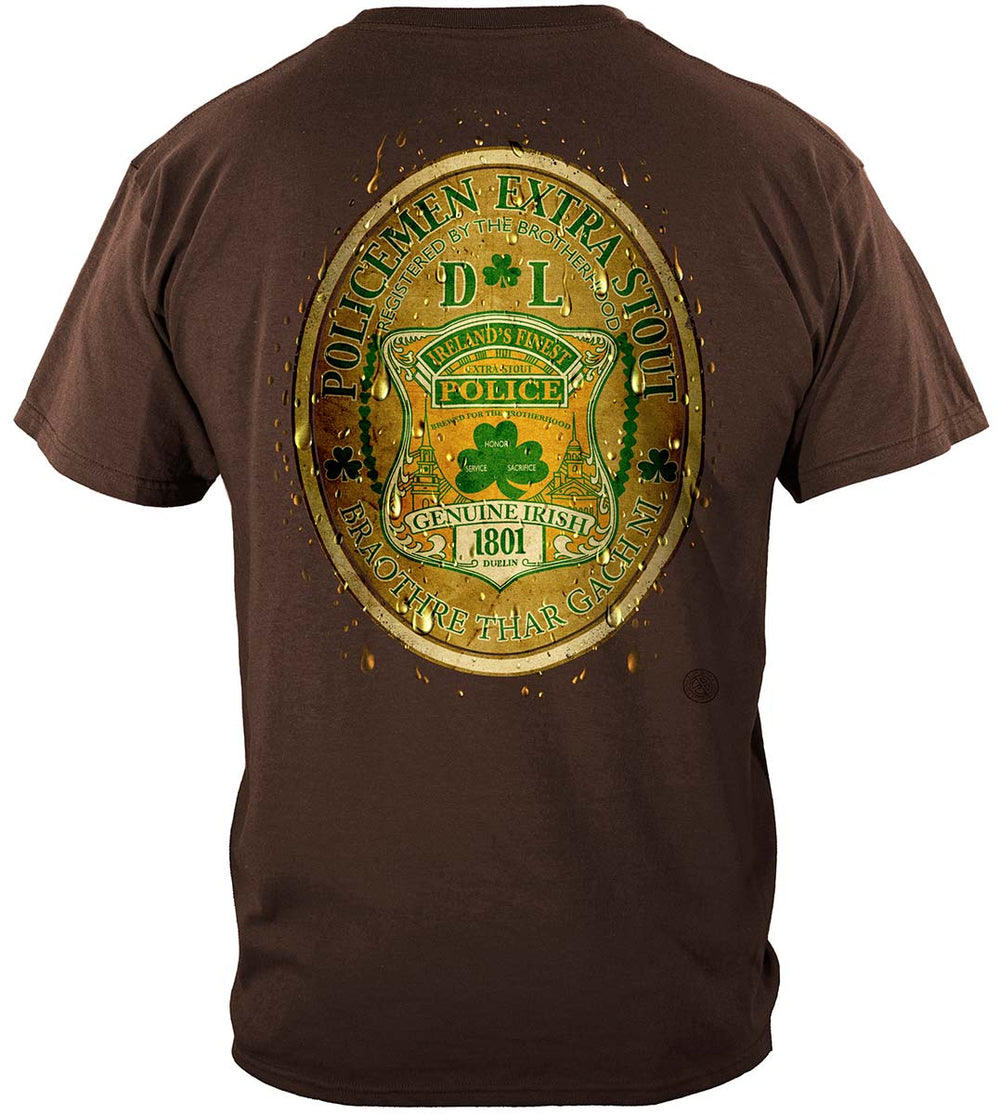 Police DL Bottled by Ireland's Finest T-Shirt - back view