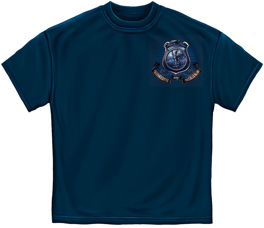 Police Coat of Arms T-Shirt - front view