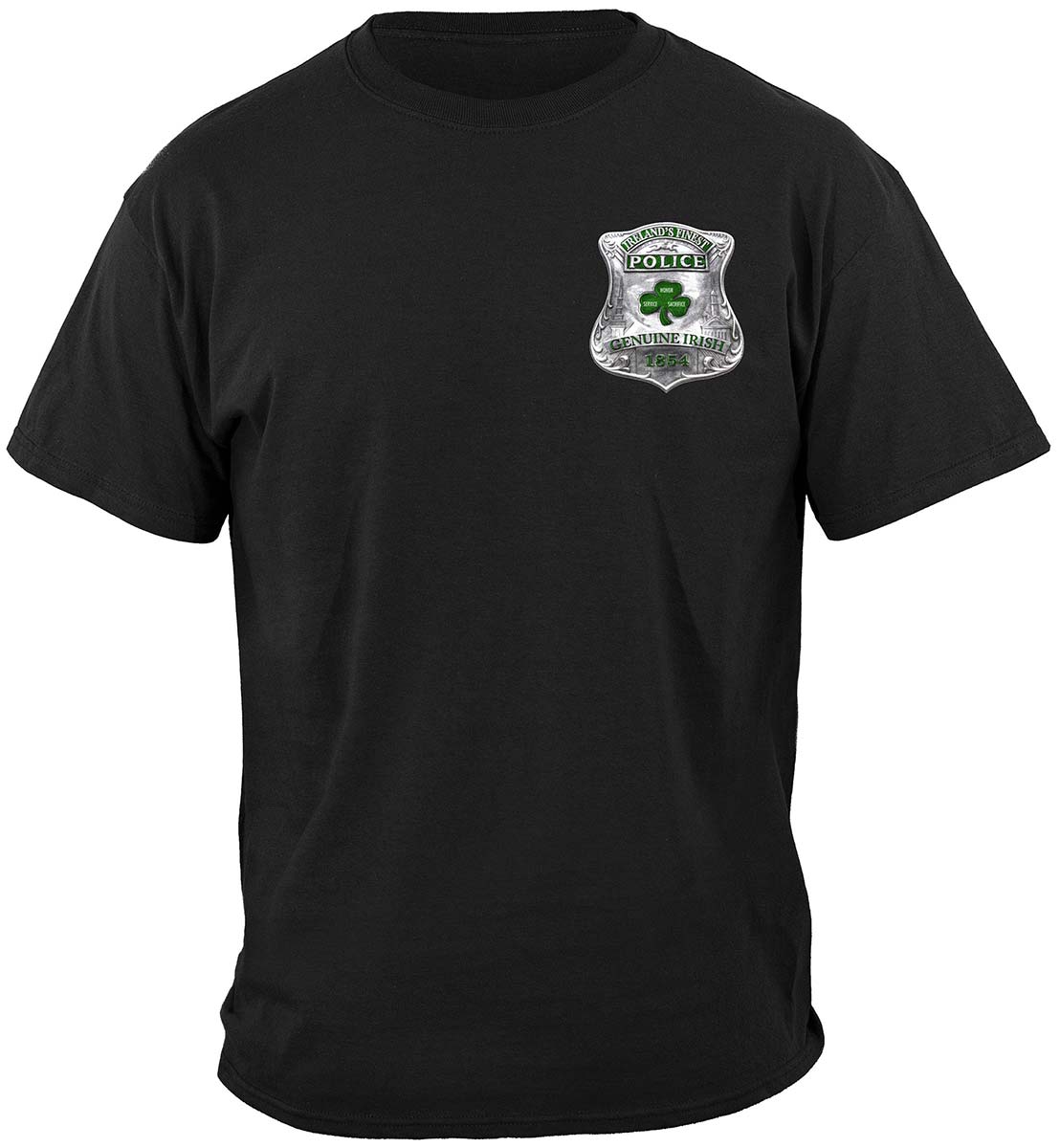 Garda Ireland's Finest Police T-Shirt - front view
