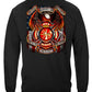 True Hero Firefighter Long Sleeve Shirt - back view