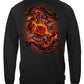 Yin Yang Fire Dept Dragon Long Sleeve Shirt - back view