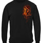 Yin Yang Fire Dept Dragon Long Sleeve Shirt - front view