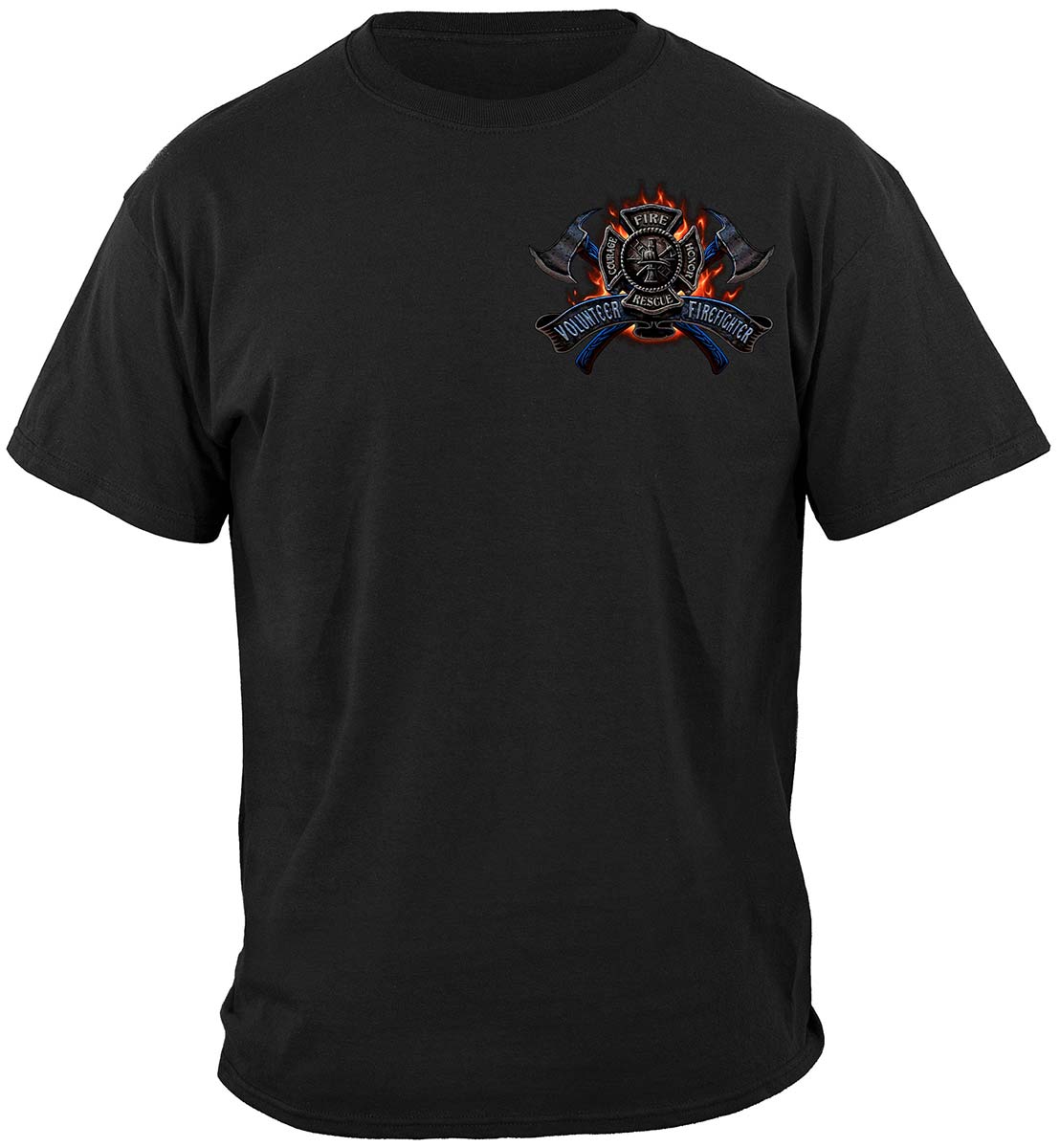 Volunteer Fire Eagle T-Shirt - front view