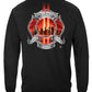 Red Tribute High Honor Firefighter Long Sleeve Shirt - back view