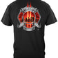 Red Tribute High Honor Firefighter T-Shirt - back view