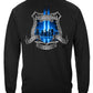 Aftermath High Honors Police Long Sleeve Shirt - back view