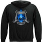 Aftermath High Honors Police Hoodie - back view