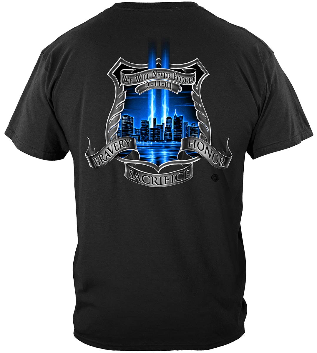 Aftermath High Honors Police T-Shirt - back view