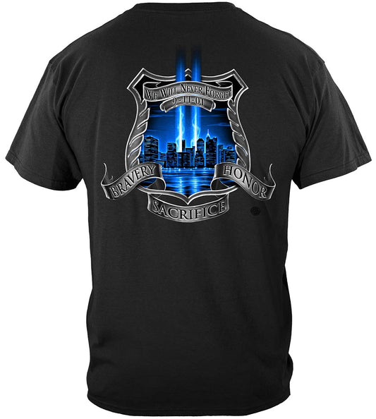 Aftermath High Honors Police T-Shirt - back view