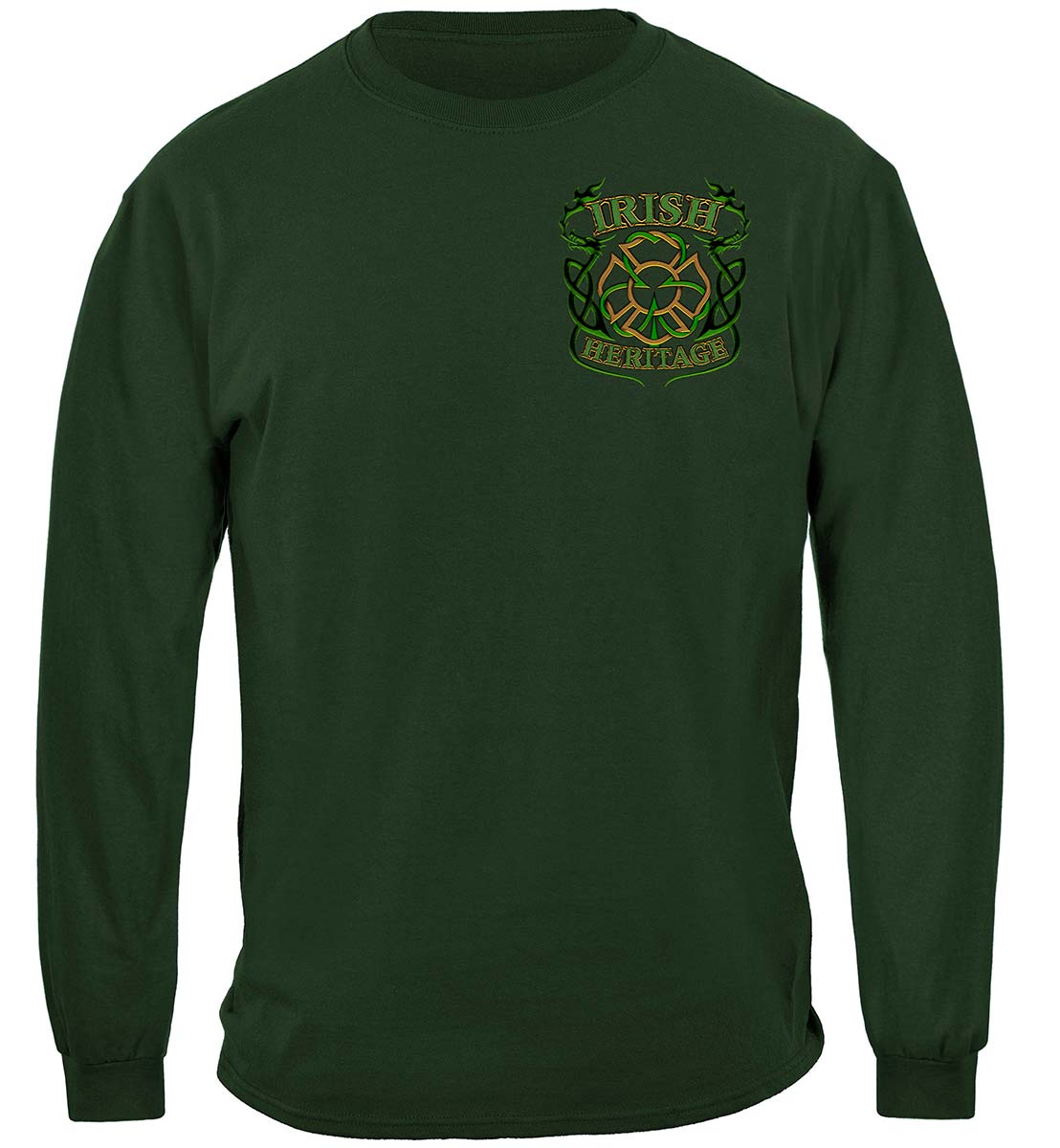 Irish Firefighter Classic Long Sleeve Shirt - front view