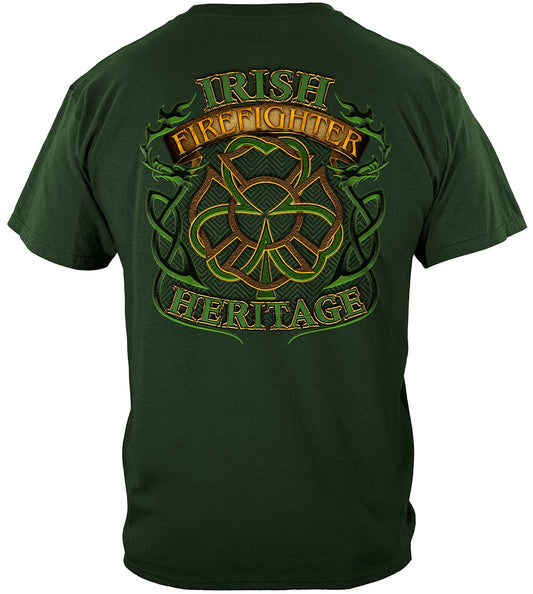 Irish Firefighter Classic T-Shirt - back view