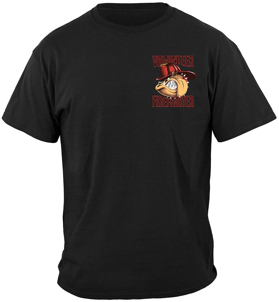 Fire Dog Volunteer T-Shirt - front view