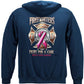 Firefighter Race for a Cure Hoodie - back view