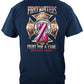 Firefighter Race for a Cure T-Shirt - back view