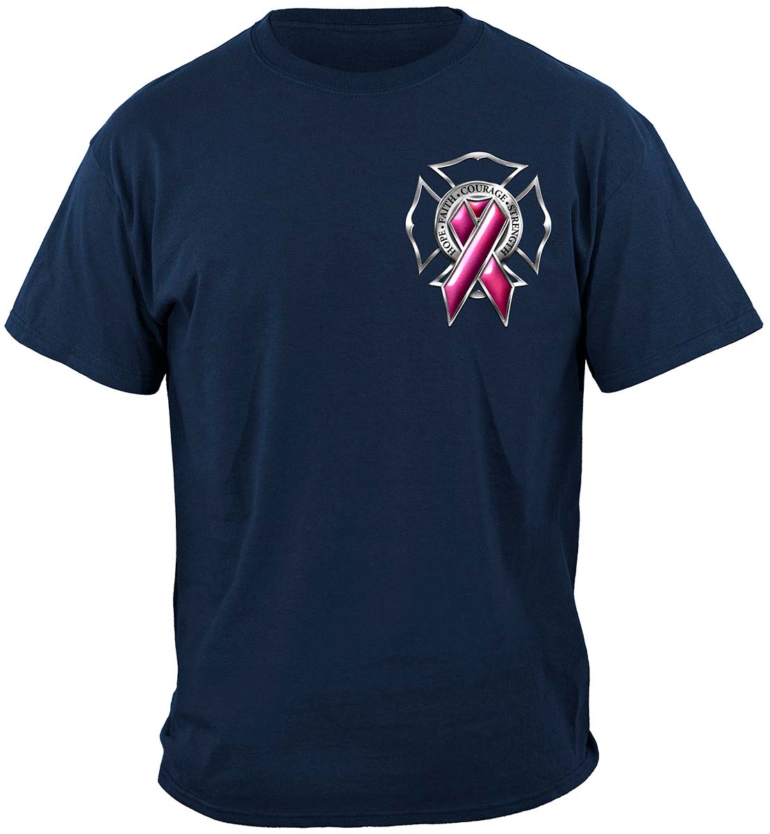 Firefighter Race for a Cure T-Shirt - front view