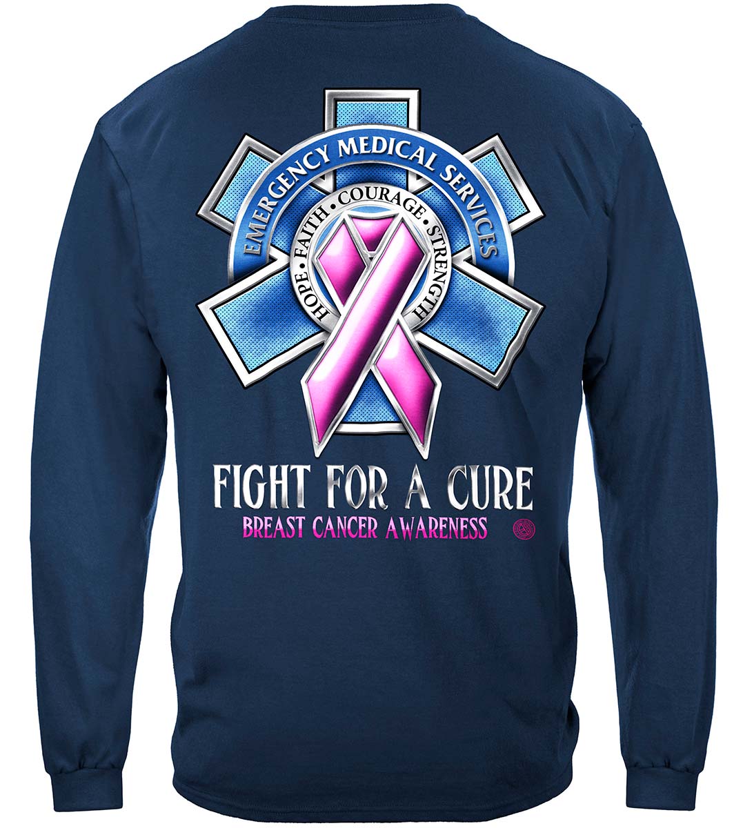 EMS Race for a Cure Long Sleeve Shirt - back view