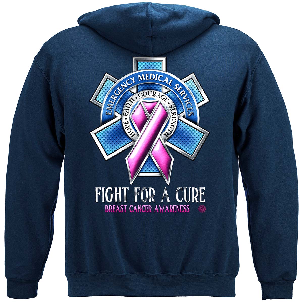 EMS Race for a Cure Hoodie - back view