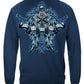 EMS Skull Wings Long Sleeve Shirt - back view