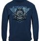 EMS Skull Wings Long Sleeve Shirt - front view