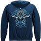 EMS Skull Wings Hoodie - back view