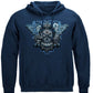 EMS Skull Wings Hoodie - front view