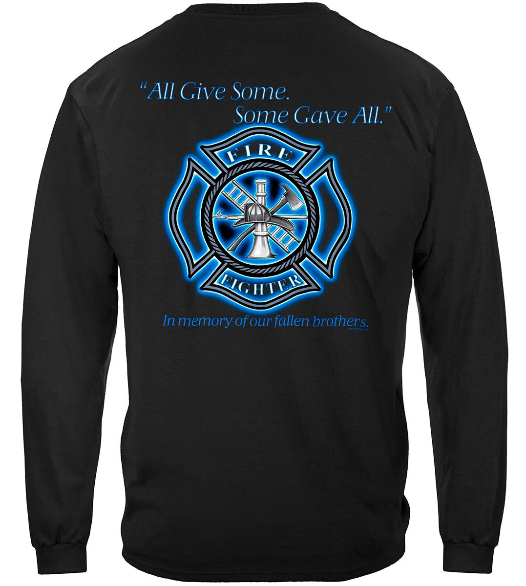 Maltese Gave All Long Sleeve Shirt - back view