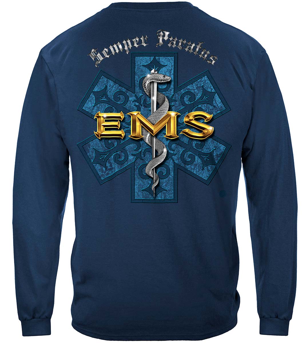 EMS Semper Paratus Long Sleeve Shirt - back view