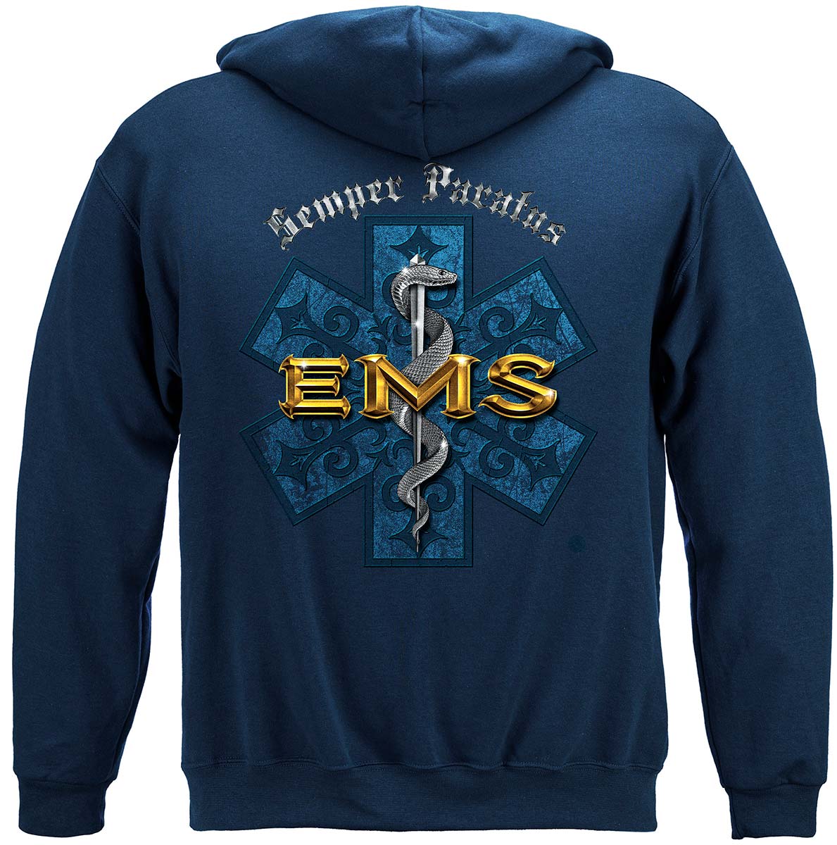 EMS Semper Paratus Hoodie - back view