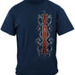 Fire Dept Faded Planks T-Shirt - front view