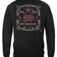 Fire Dept Southern Scroll Work Long Sleeve Shirt - back view
