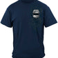 Policeman's Chrome Badge with Policeman's Prayer T-Shirt - front view