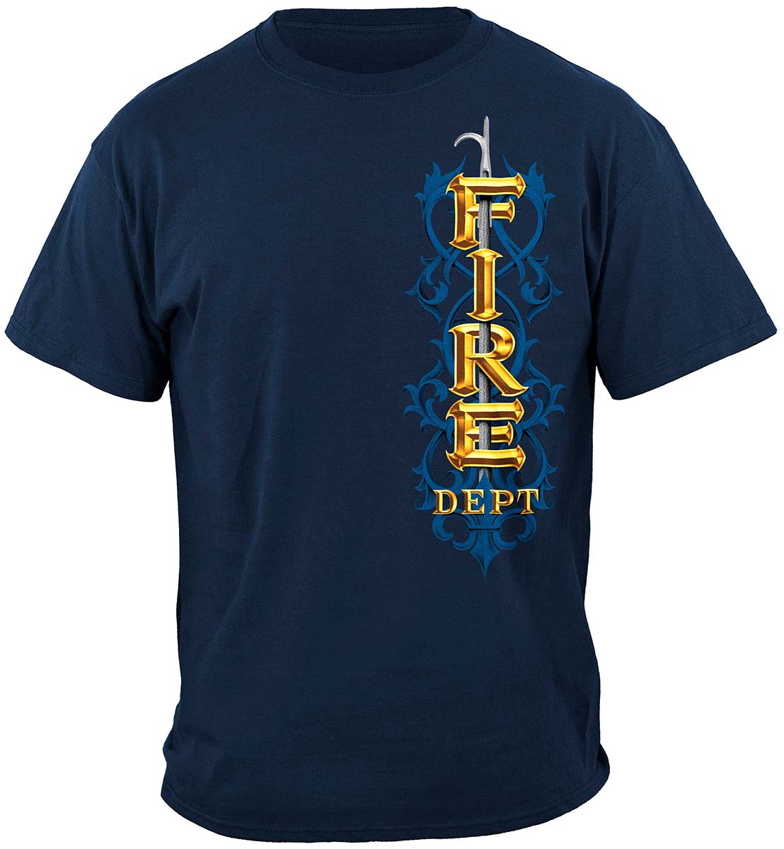 Firefighter Pikes T-Shirt - front view
