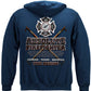 Absolute Firefighter Blueprint Hoodie - back view