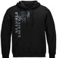 Steel Fire Wings Foil Stamp Hoodie - front view