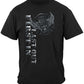 Steel Fire Wings Foil Stamp T-Shirt - front view