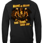 Home Is Where You Hang Your Hat Firefighter Long Sleeve Shirt - back view