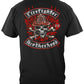 Firefighter Biker Crossbones T-Shirt - back view