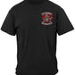 Firefighter Biker Crossbones T-Shirt - front view