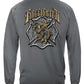 Firefighter Vintage Classic Long Sleeve Shirt - back view