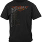 Firefighter St. Michael Protect Us Silver Foil T-Shirt - front view