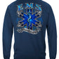 EMS Steel Silver Foil Long Sleeve Shirt - back view