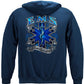 EMS Steel Silver Foil Hoodie - back view