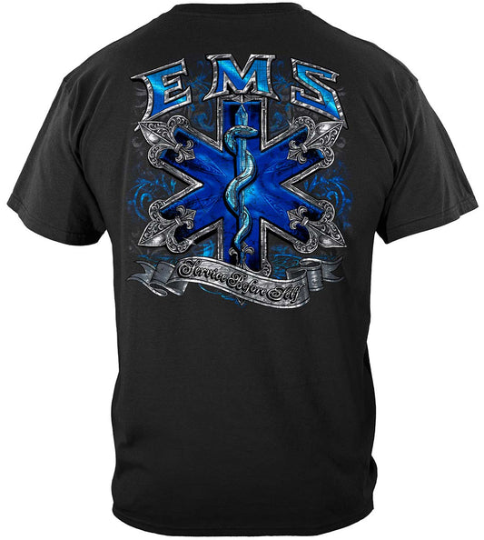 EMS Steel Silver Foil T-Shirt - back view