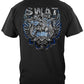 SWAT Chrome Wings Silver Foil T-Shirt - back view