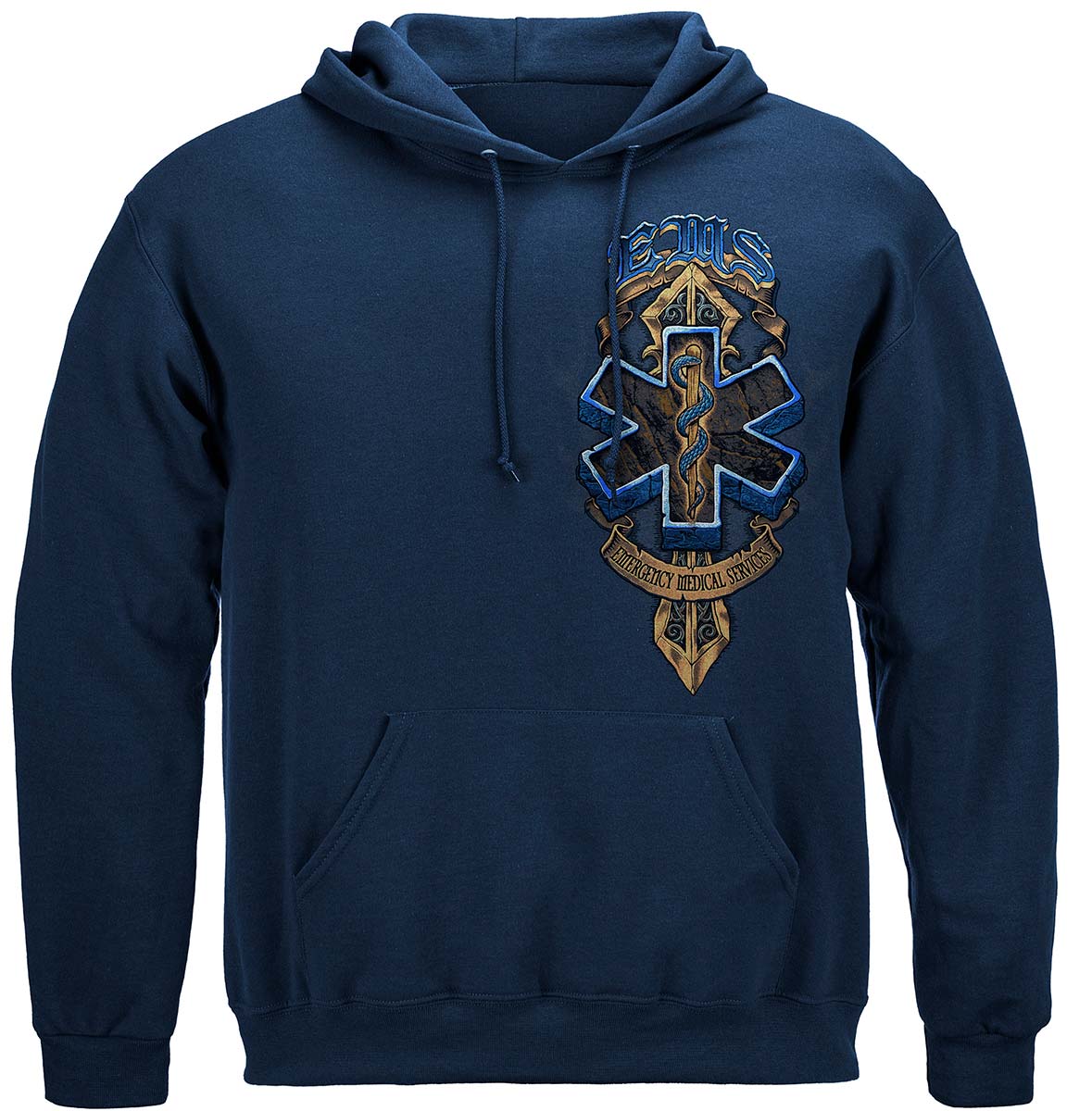 EMS Biker Wings Hoodie - front view
