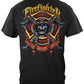 Firefighter Biker and Axes T-Shirt - back view
