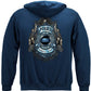Police America's Finest Justice Hoodie - back view