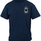 Police America's Finest Justice T-Shirt - front view