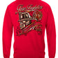 Firefighter Skull American Classic Long Sleeve Shirt - back view