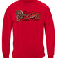 Firefighter Skull American Classic Long Sleeve Shirt - front view